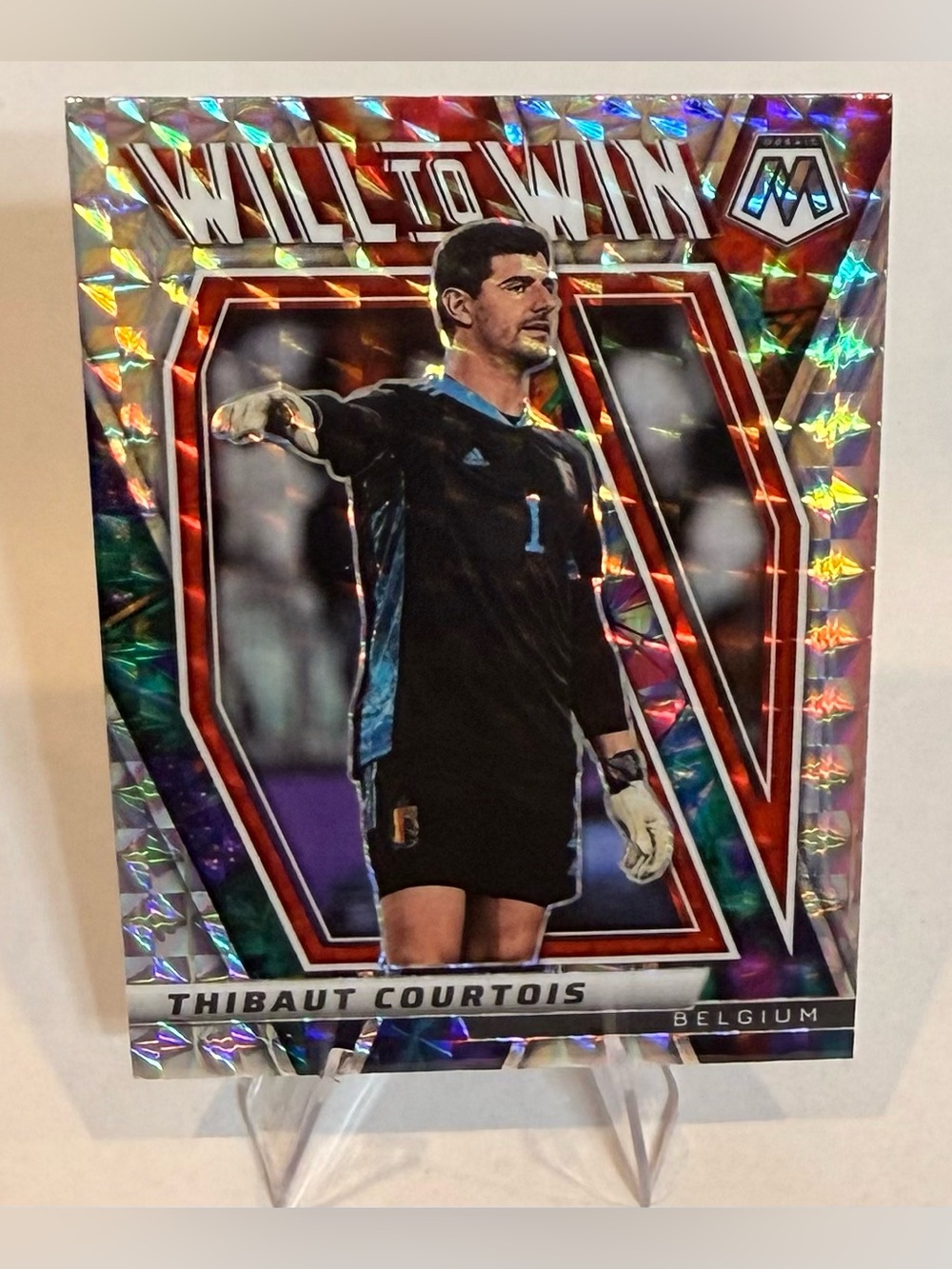2021 /22 Panini Mosaic FIFA Road to World Soccer # 9 Thibaut Courtois Belgium